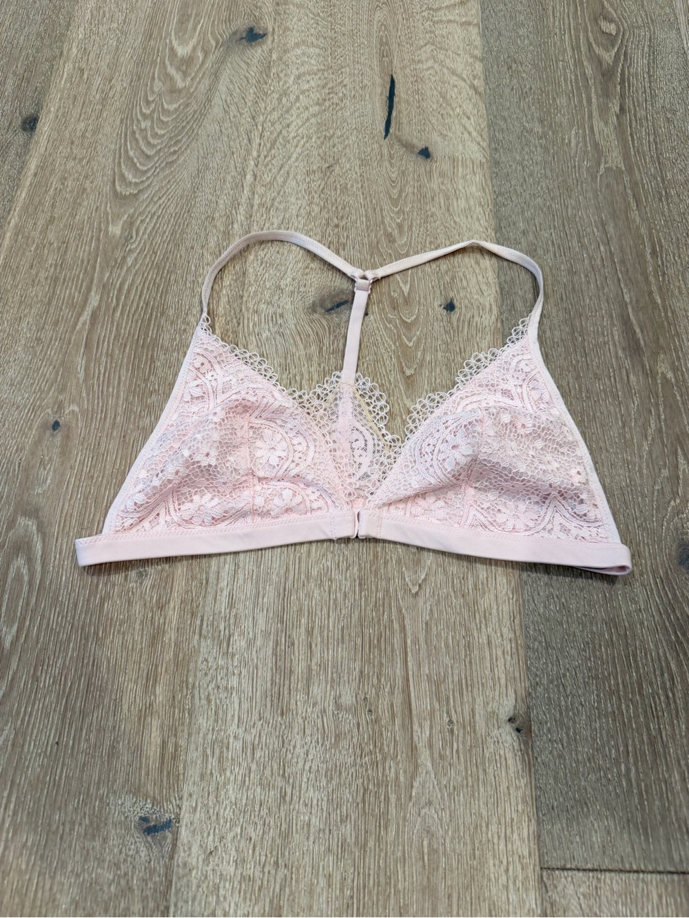 Victoria's Secret Blush Pink Lace Triangle Bralette